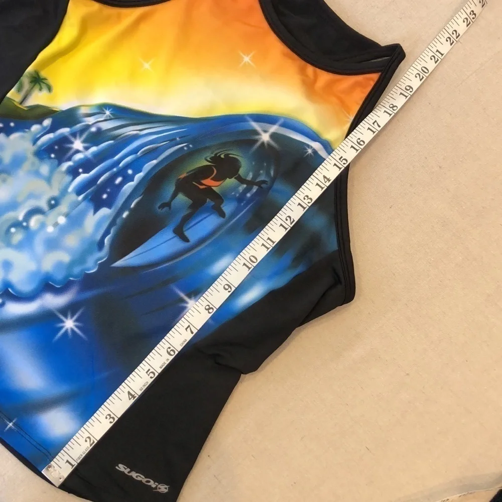 Sugoi Surfer‎ Print Swim Surf Athletic Tank